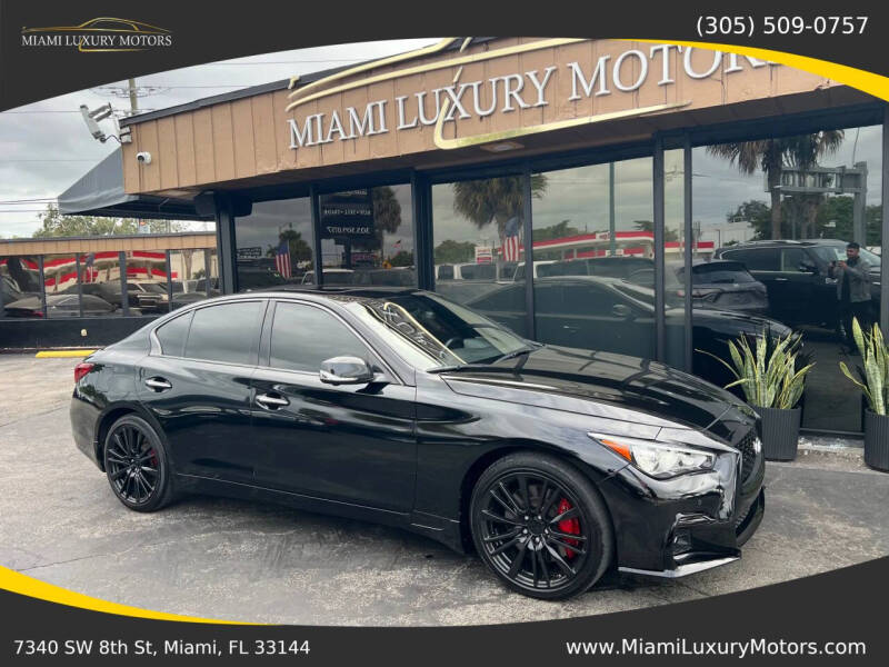 2023 Infiniti Q50 Red Sport 400