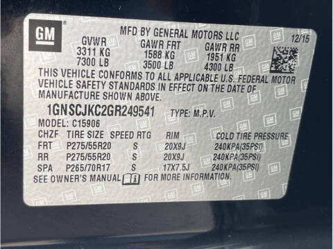 2016 Chevrolet Suburban LTZ
