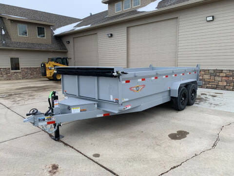 2021 H&H DBW-16 Dump Box Gray #8702
