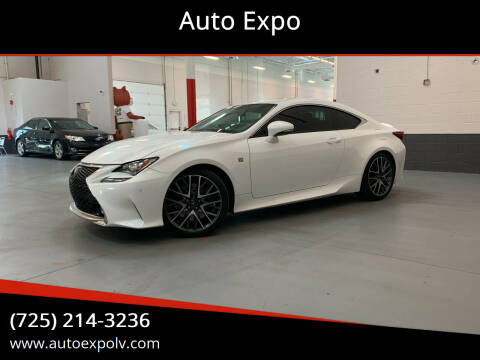 2016 Lexus RC 350 for sale at Auto Expo in Las Vegas NV