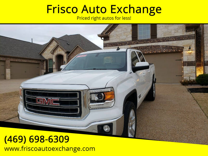 2015 GMC Sierra 1500 for sale at Frisco Exchange LLC in Frisco TX