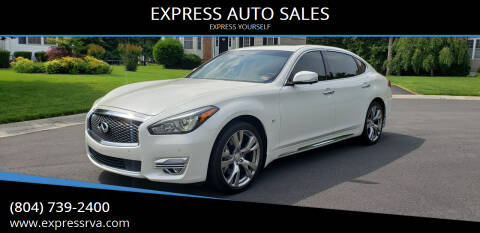 2016 Infiniti Q70L for sale at EXPRESS AUTO SALES in Midlothian VA