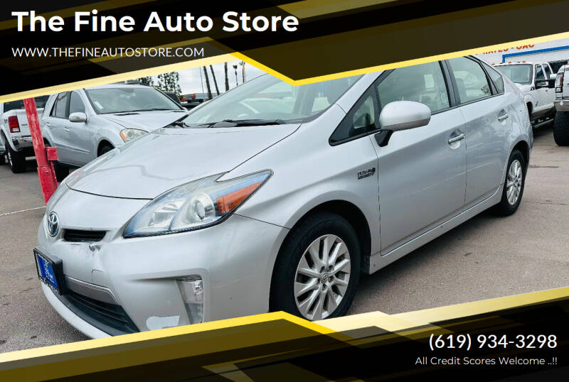 2013 Toyota Prius Plug-in Hybrid for sale at The Fine Auto Store in Imperial Beach CA