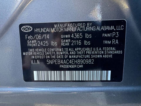 2014 Hyundai Sonata GLS