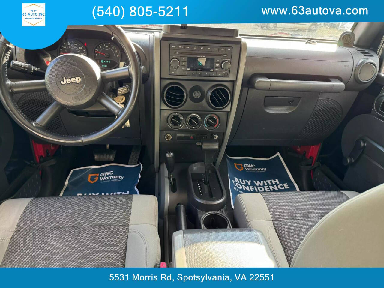 2007 Jeep Wrangler Unlimited for sale at 63 Auto Inc in Spotsylvania, VA