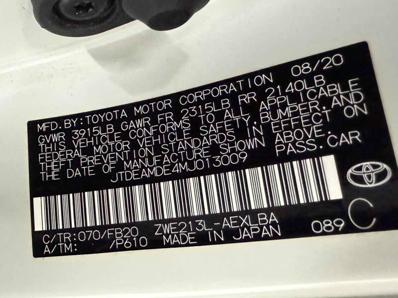 2021 Toyota Corolla Hybrid LE