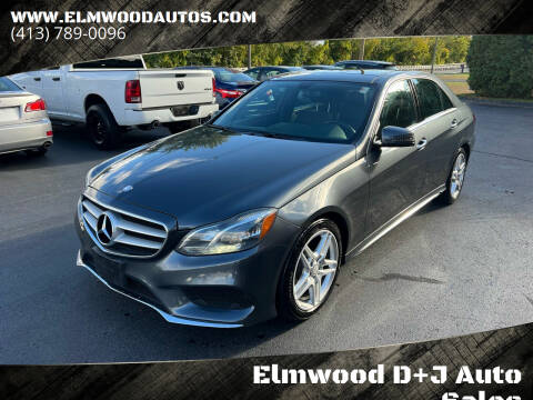 2014 Mercedes-Benz E-Class for sale at Elmwood D+J Auto Sales in Agawam MA