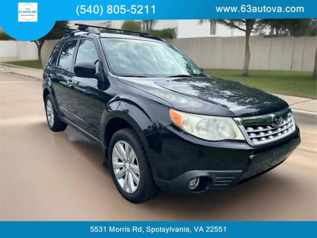 2011 Subaru Forester for sale at 63 Auto Inc in Spotsylvania, VA