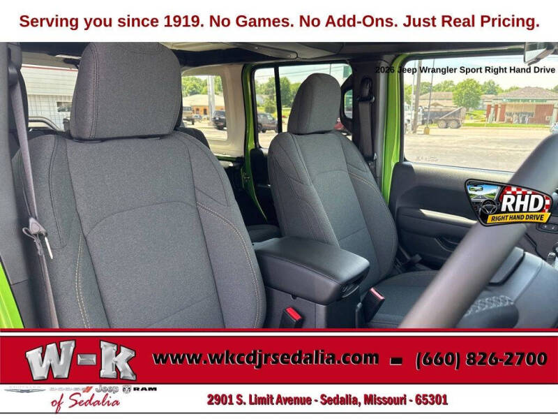 2026 Jeep Wrangler Sport RHD