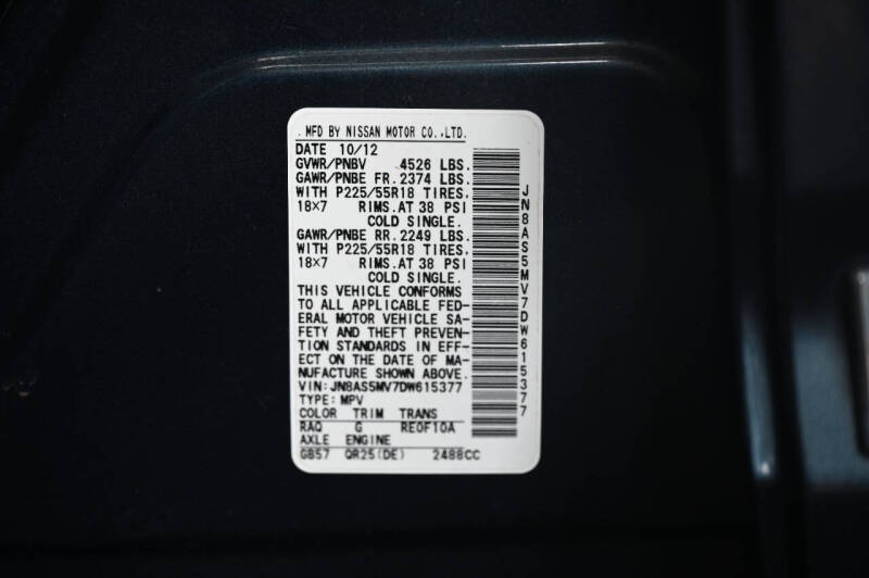 2013 Nissan Rogue SV w/SL Package