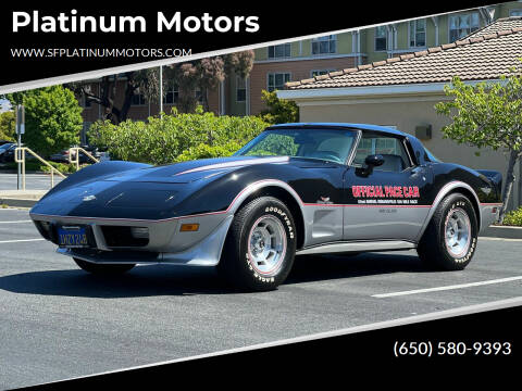 1978 Chevrolet Corvette for sale at Platinum Motors in San Bruno CA