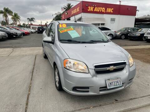 2010 Chevrolet Aveo for sale at 3K Auto in Escondido CA