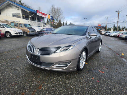 2016 Lincoln MKZ Hybrid for sale at Leavitt Auto Sales and Used Car City in Everett WA