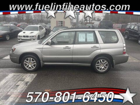 2006 Subaru Forester for sale at FUELIN FINE AUTO SALES INC in Saylorsburg PA
