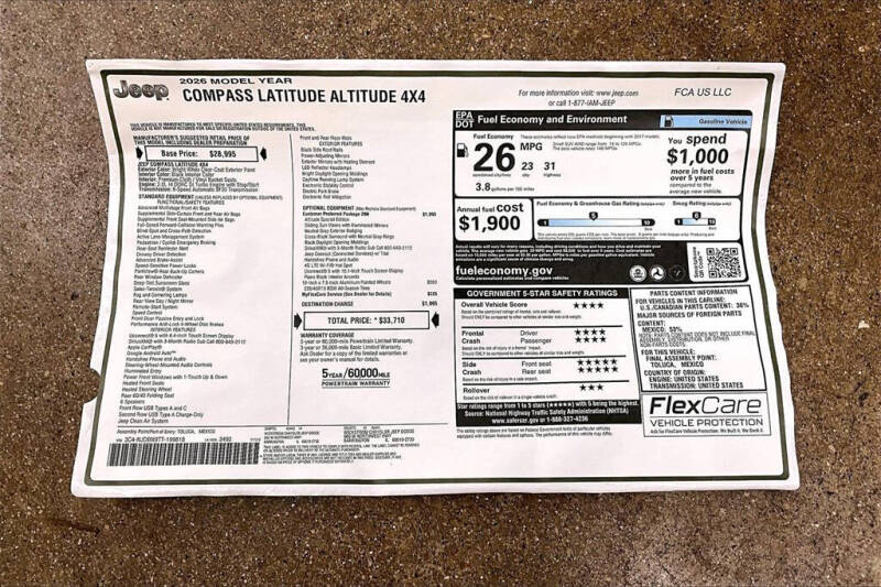 2026 Jeep Compass Latitude