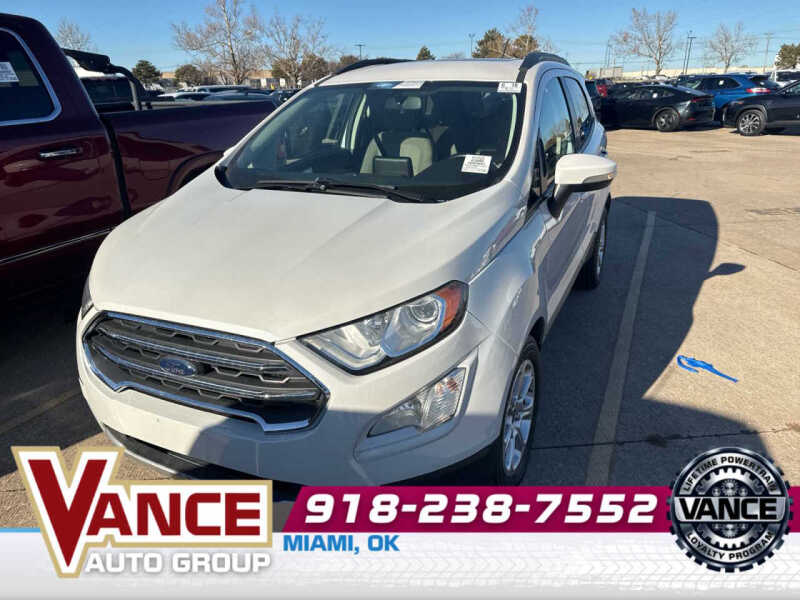 2019 Ford EcoSport for sale at Vance Fleet Services in Guthrie OK