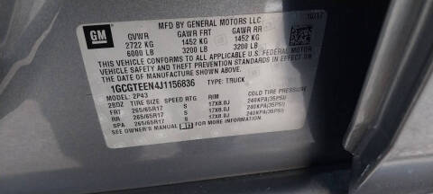 2018 Chevrolet Colorado ZR2