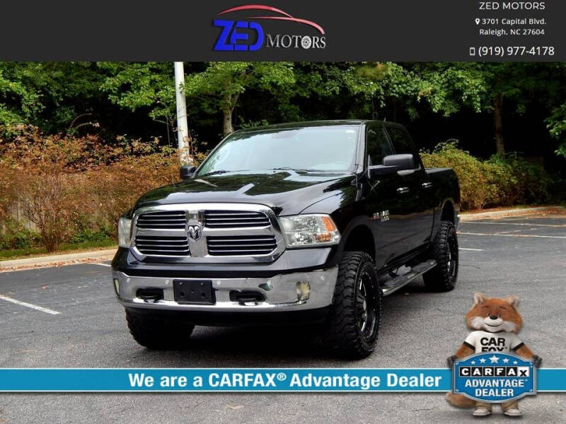 2014 RAM Ram Pickup 1500 for sale at Zed Motors in Raleigh NC