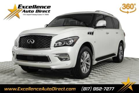 2016 Infiniti QX80 for sale at Excellence Auto Direct in Euless TX