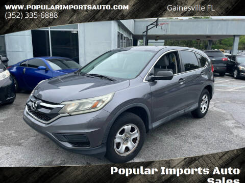 2015 Honda CR-V for sale at Popular Imports Auto Sales in Gainesville FL