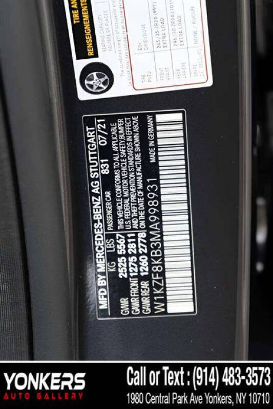 2021 Mercedes-Benz E-Class AMG E 63 S