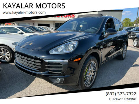 2016 Porsche Cayenne for sale at KAYALAR MOTORS in Houston TX