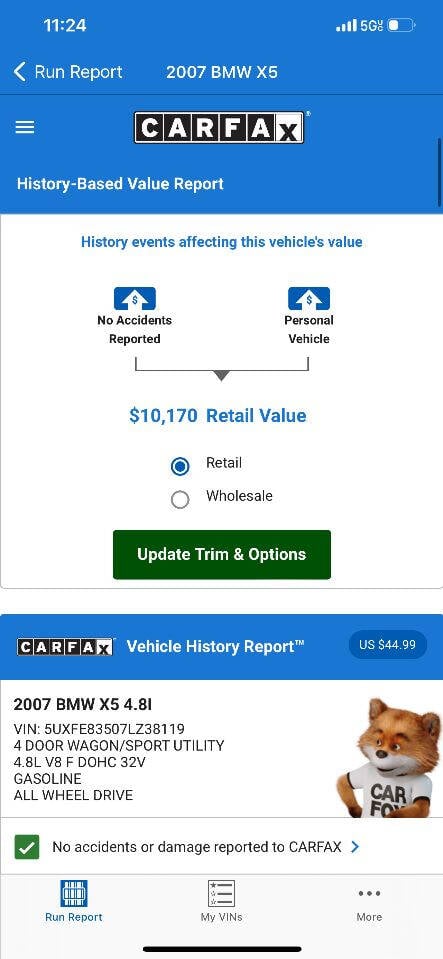 2007 BMW X5 for sale at ROADHOUSE AUTO SALES INC. in Tampa, FL