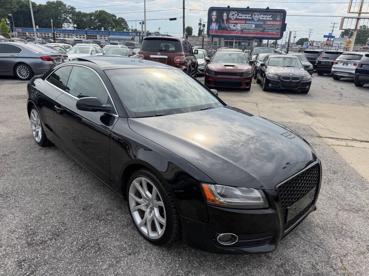 Black 2012 Audi A5 2.0T quattro Premium Plus AWD 2.0T quattro Premium Plus 2dr Coupe 8A 3