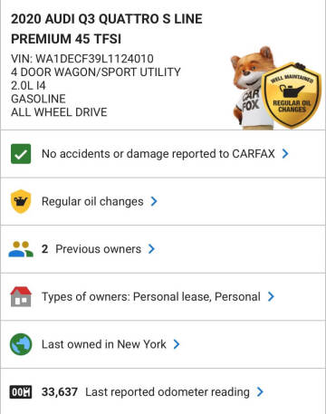 2020 Audi Q3 quattro S line Premium 45 TFSI