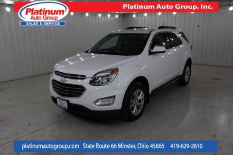 2017 Chevrolet Equinox for sale at Platinum Auto Group Inc. in Minster OH