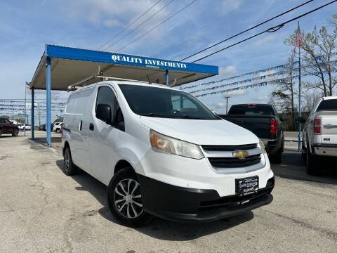 2015 Chevrolet City Express for sale at Quality Investments in Tyler TX