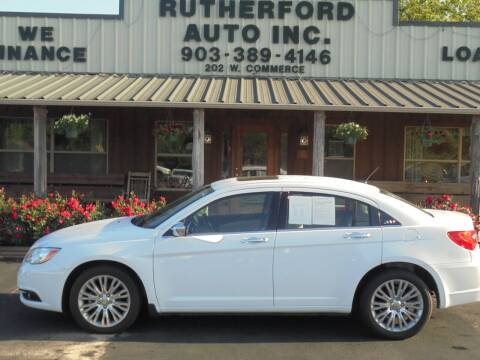 2012 Chrysler 200 for sale at RUTHERFORD AUTO SALES in Fairfield TX