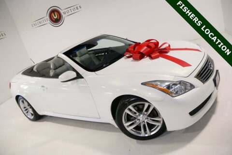 2009 Infiniti G37 Convertible for sale at Unlimited Motors in Fishers IN