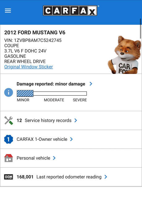 2012 Ford Mustang for sale at White Top Auto in Warrenton, VA