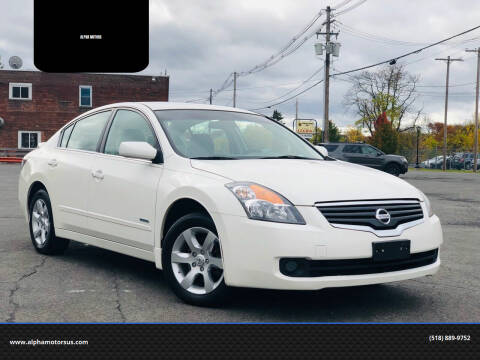 2009 Nissan Altima Hybrid for sale at ALPHA MOTORS in Troy NY