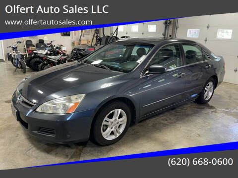 2007 Honda Accord for sale at Olfert Auto Sales LLC in Copeland KS