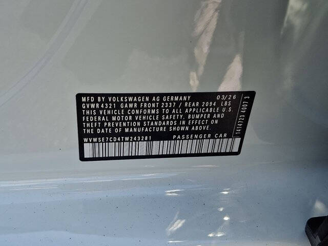 2026 Volkswagen Golf GTI SE