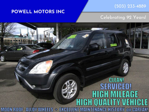 2003 Honda CR-V for sale at Powell Motors Inc in Portland OR
