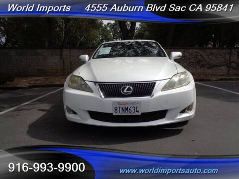 2009 Lexus IS 250 for sale at World Imports in Sacramento CA