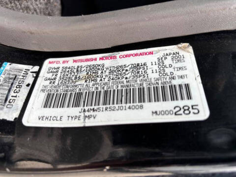 2002 Mitsubishi Montero Limited