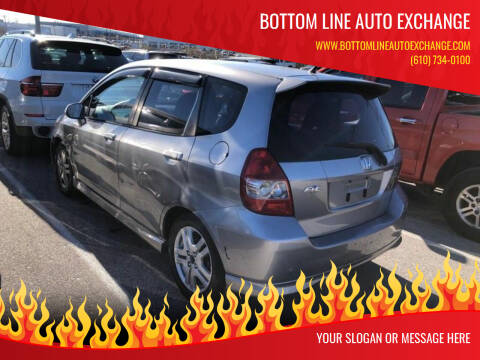 2008 Honda Fit for sale at Bottom Line Auto Exchange in Upper Darby PA
