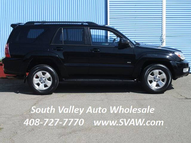 2004 Toyota 4Runner for sale at South Valley Auto Wholesale in Santa Clara, CA