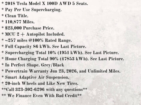 2018 Tesla Model X