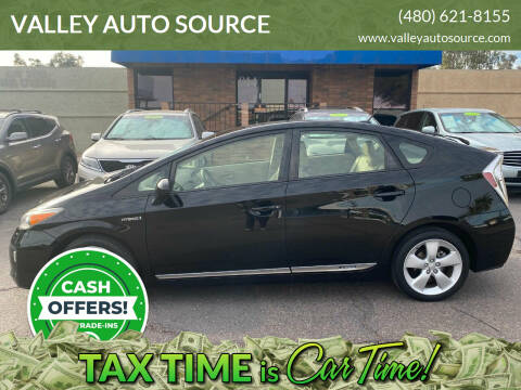 2012 Toyota Prius for sale at VALLEY AUTO SOURCE in Tempe AZ