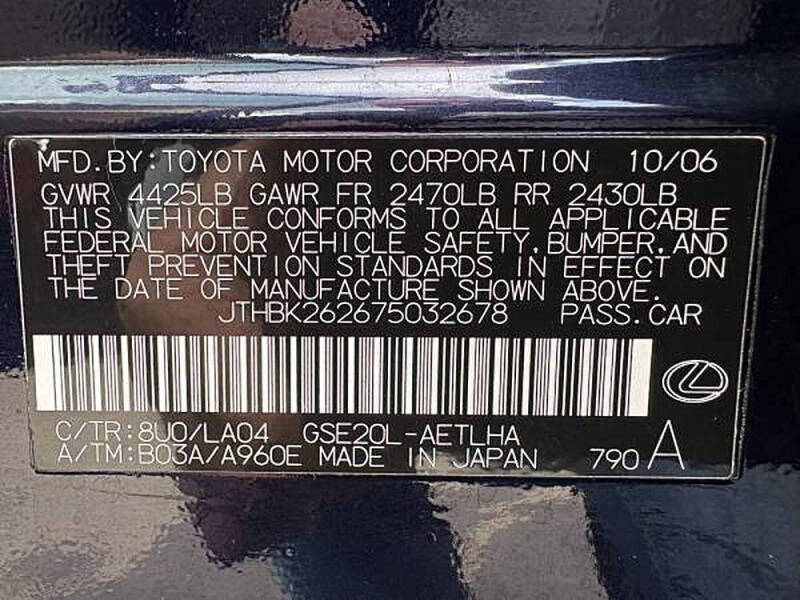 2007 Lexus IS 250