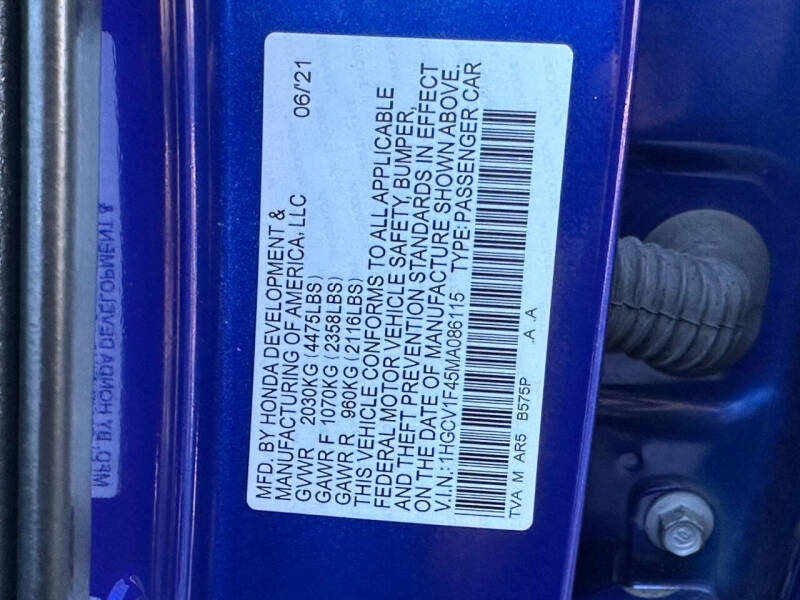 2021 Honda Accord Sport Special Edition