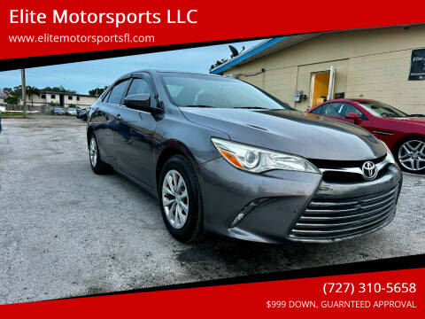 2016 Toyota Camry for sale at Elite Motorsports LLC in Saint Petersburg FL