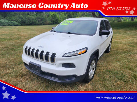 2016 Jeep Cherokee for sale at Mancuso Country Auto in Batavia NY
