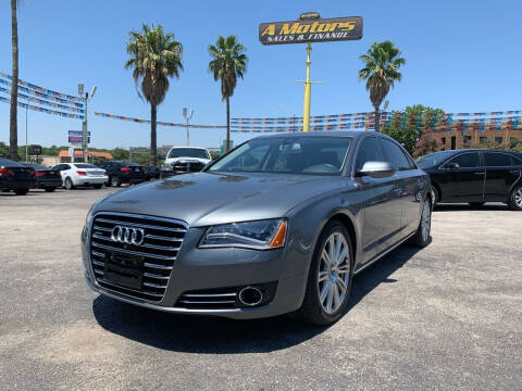 2014 Audi A8 L for sale at A MOTORS SALES AND FINANCE in San Antonio TX