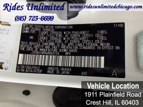 2006 Toyota 4Runner SR5